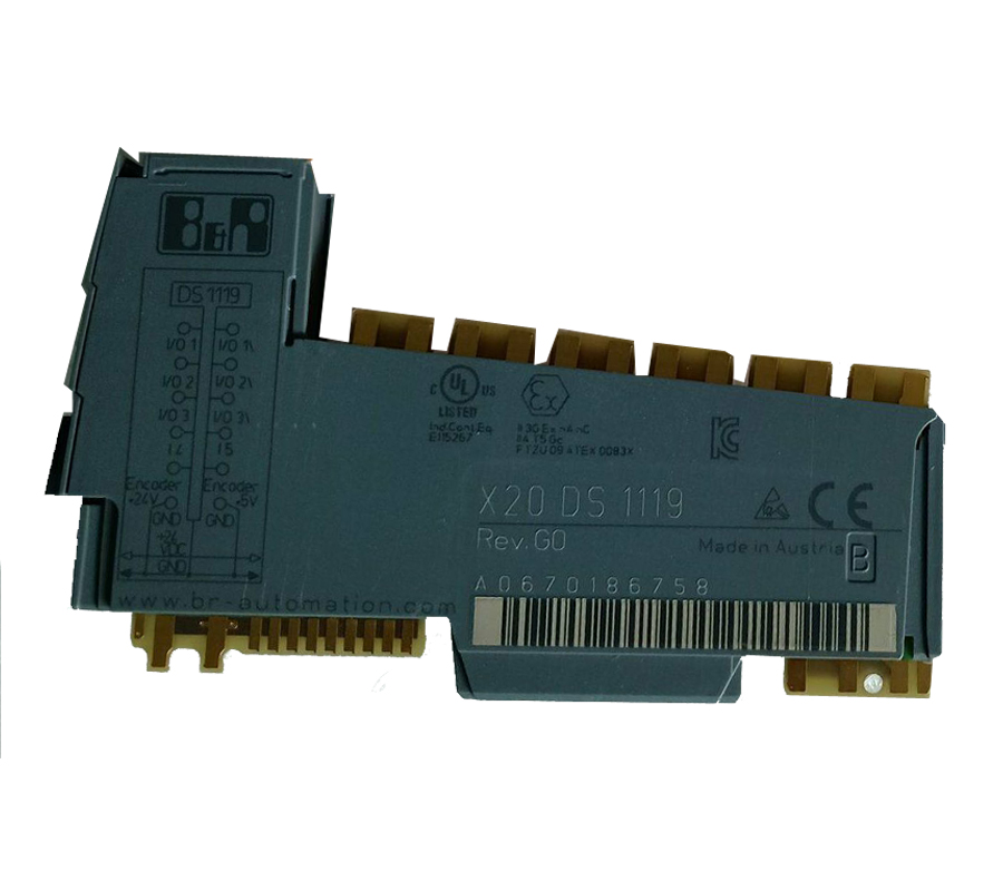 X20DS1119, B&R, Módulo procesador de señales multifunción, con función de marca de tiempo de nettime - E/S del gabinete