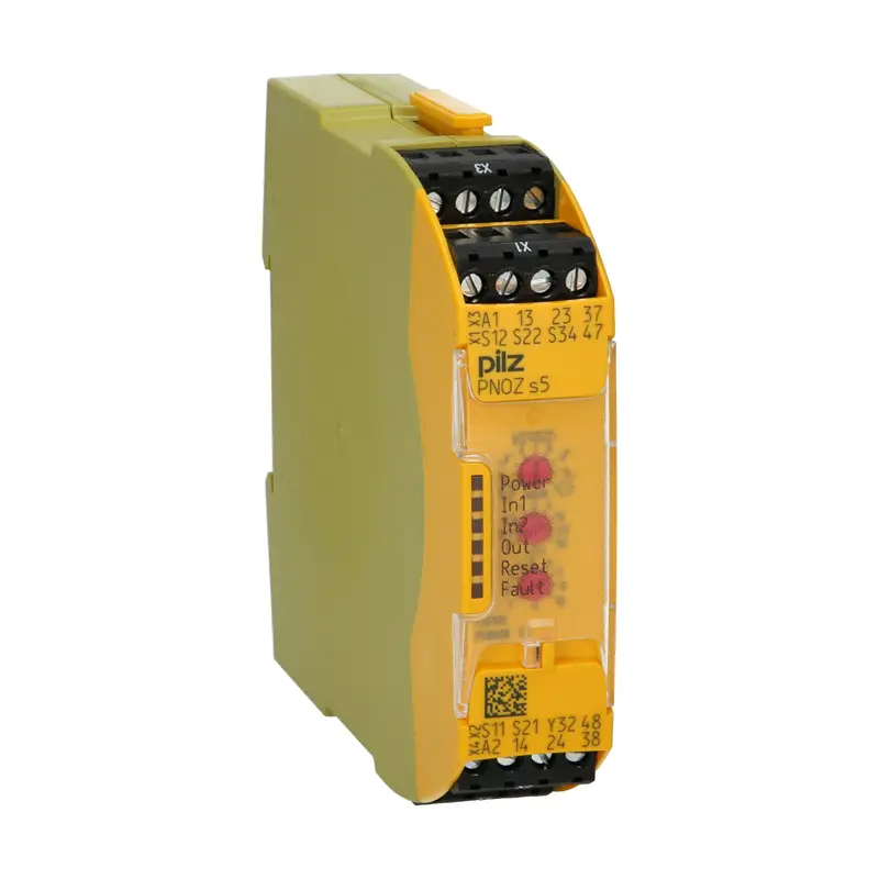 PNOZ s5 C 24VDC 2 n/o 2 n/o t, Pilz, Relé de seguridad de 2 canales, para Módulo de expansión, 24V dc, cat. seg. ISO 13849-1 4