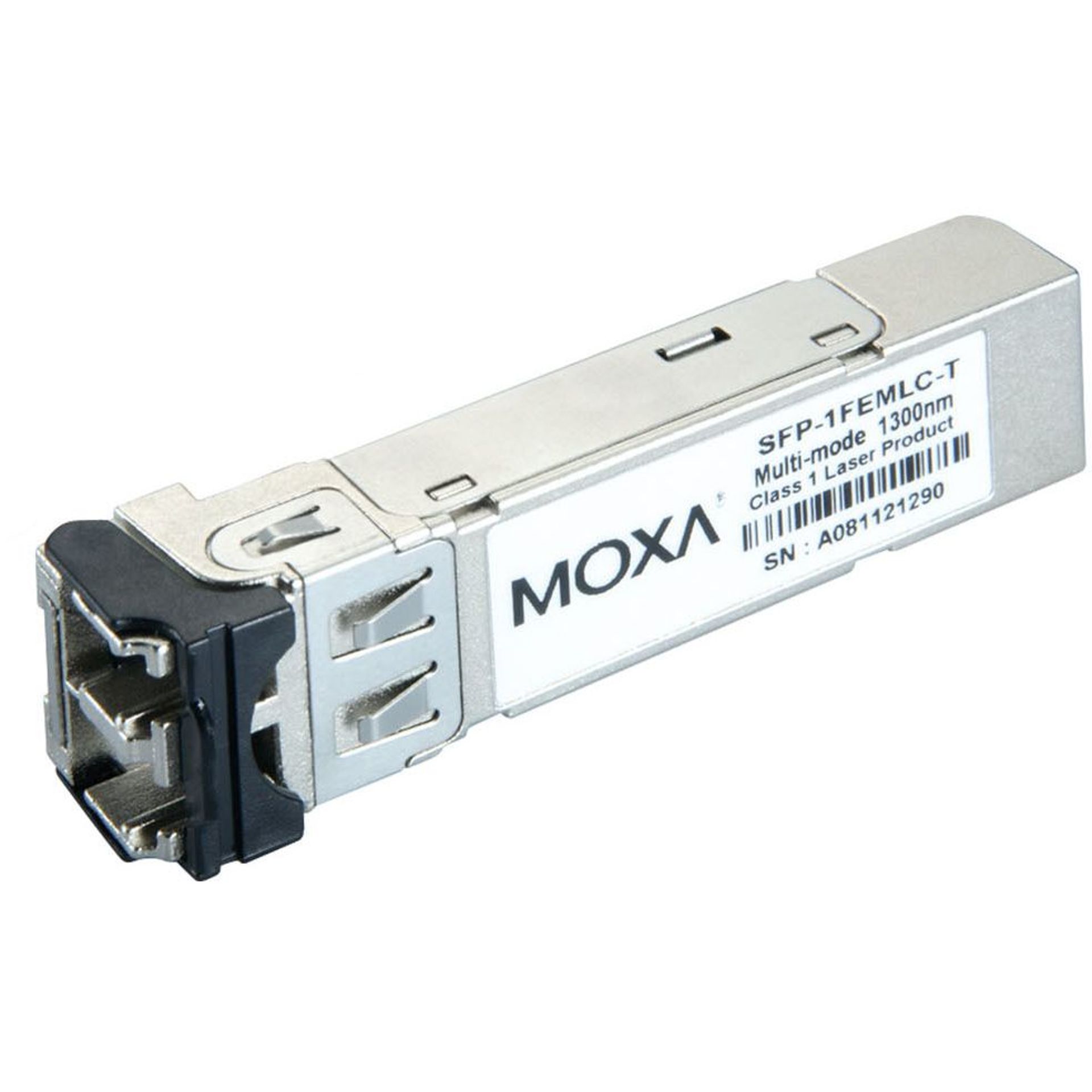 SFP-1FEMLC-T, MOXA, 1 port fast Ethernet SFP module w/100B multi-mode, 4Km, LC connector