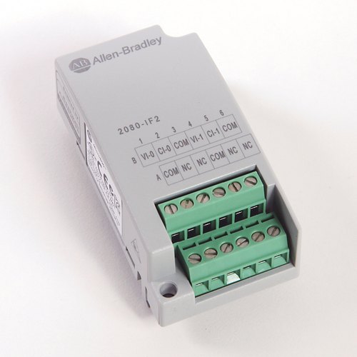 2080-OF2, Allen-Bradley Micro800, PLC,  Plug-in, Module, 2AO 0 to 20mA, 0 to 10VDC