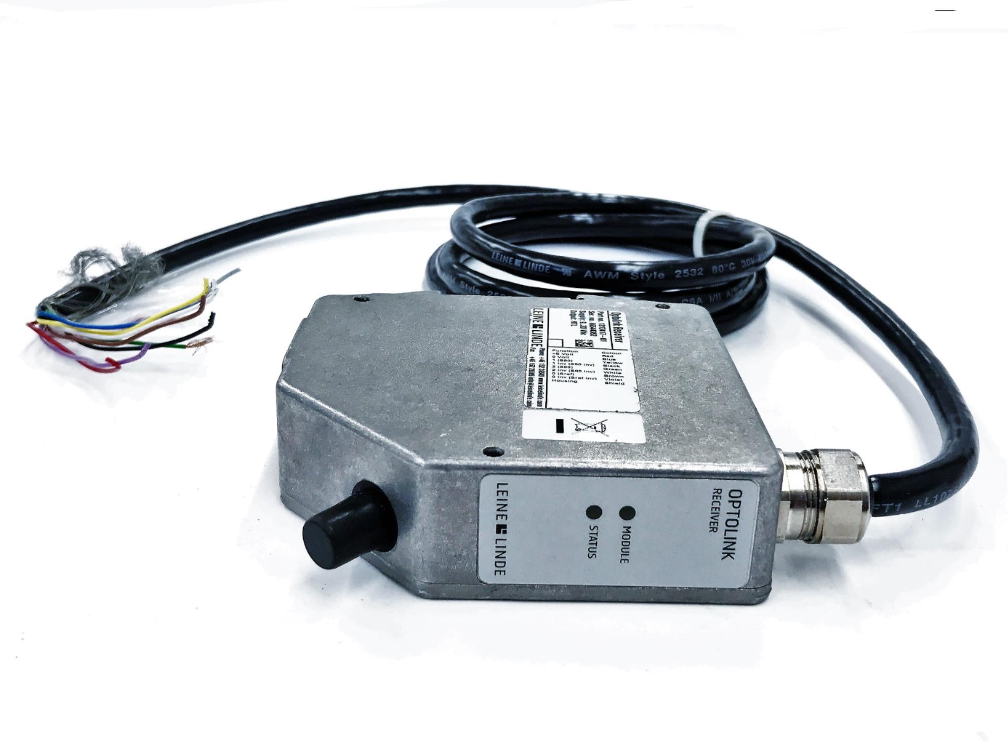 1345262-01, LEINE & LINDE, Transmisor Optolink CRG, alimentación de 9-30 V CC, entrada HTL de 3 canales, 2 x PG, terminal de 12 pines