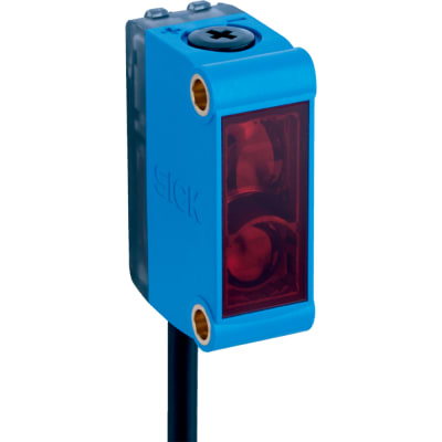 GTB6-N1211, SICK, Sensor, fotocélula rectangular, Sistema Supresión de Fondo, Sn: 5 mm-250 mm, salida NPN, Cable libre, IP67