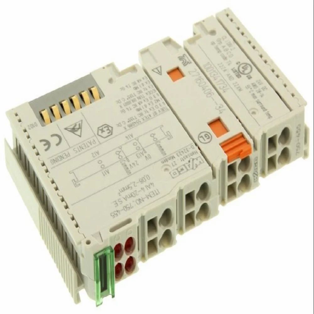 750-455, WAGO, 4AI; 4-20 mA; Single-Ended (lazo interno)