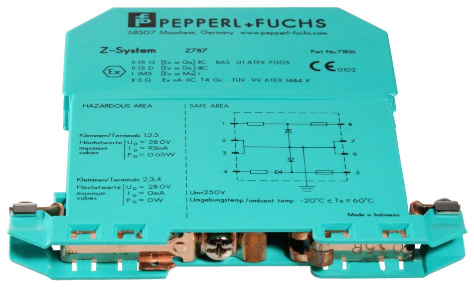 Z787.H, PEPPERL + FUSCHS, Z-SERIES, BARRERA ZENER
