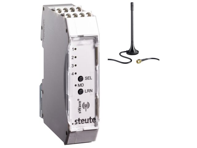RF Rx SW868-4S 24VDC, Steute, Receptor inalámbrico, radio control.