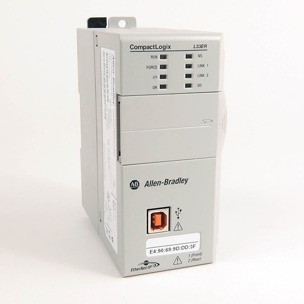 1769-L33ER, Allen Bradley, CompactLogix 2 MB ENet Controller.