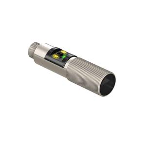 M18-3VPDL-Q8, BANNER, Sensor, Serie M18-3, Reflexión difusa, Latón niquelado,  Alcance: 750 mm; Entrada: 10-30 V CC, Salidas: PNP, complementario, QD integral M12 de 4 pines.