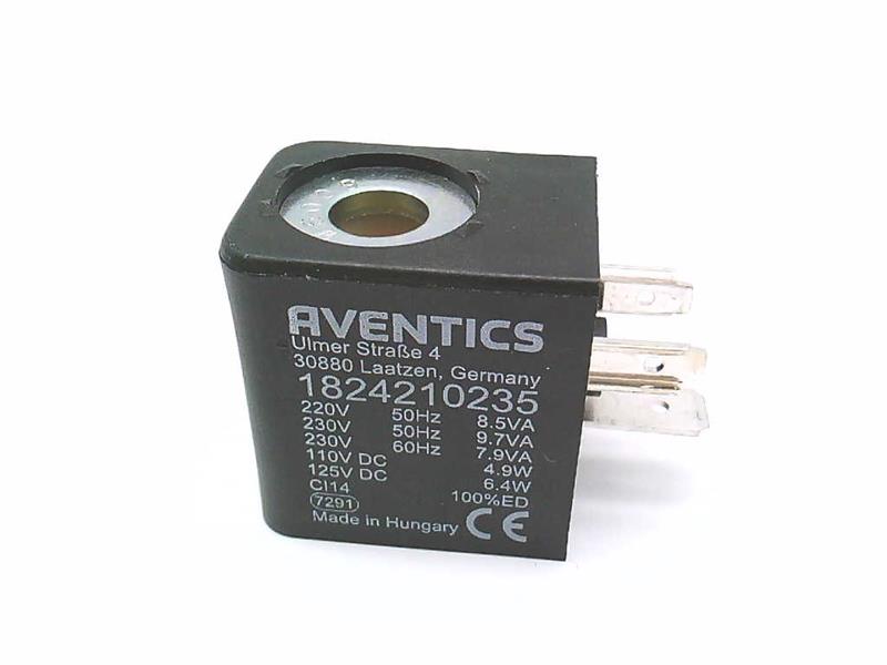 1824210235, AVENTICS, BOBINA SOLENOIDE, 230AC-9,7VA-22mm, AVENTICS, ( Reemplazo BOSCH REXROTH) AVENTICS