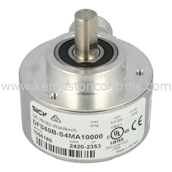 DFS60B-S4MA10000, Sick, Incremental Encoder, 10000 PPR, 10 x 19 mm Dia. Shaft, 4.5-32 V, M23 Connector