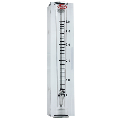 VFB-90-EC-SS, Dwyer Instruments, Flowmeter, VFB, 0.3-3 SCFM Air,4-in. Scale,3% Accur.,End Conn./Stainless Wetted