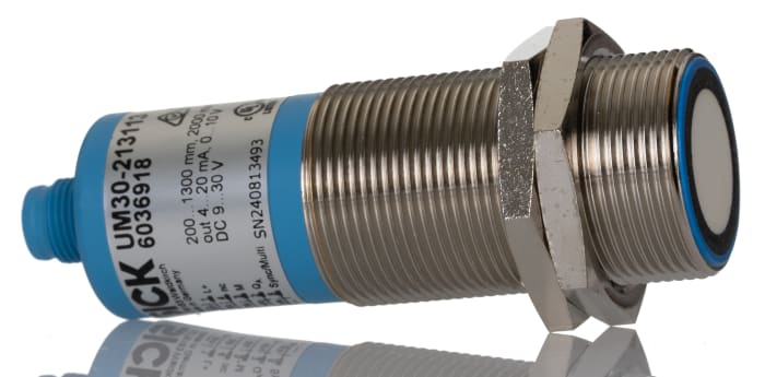 UM30-213113, SICK, Sensor de distancia,  rosca M30 x 1.5 UM30 Cilindro roscado, IP65, 200mA, 2000 mm, 4 a 20 mA, 30VDC