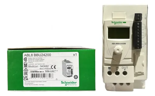 ABL8BBU24200, SCHNEIDER ELECTRIC, PHASEO, Módulo de alimentación,  BACK UP (UPS) 20A S/BAT, 24..28.8 V DC - 24 V
