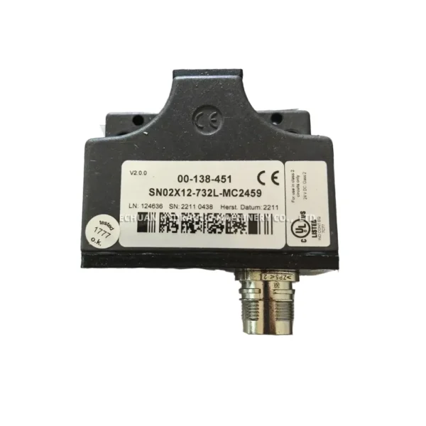 SN02X12-732L-MC2459, EUCHNER, Sensor de proximidad, 24VDC, Class 2.
