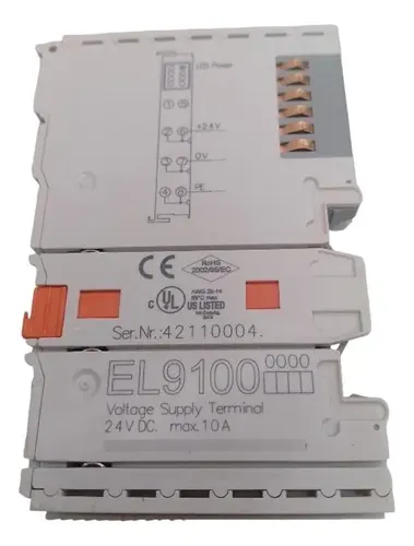 EL9100, BECKHOFF, Fuente, Source, potencial terminal de alimentación 24 V DC