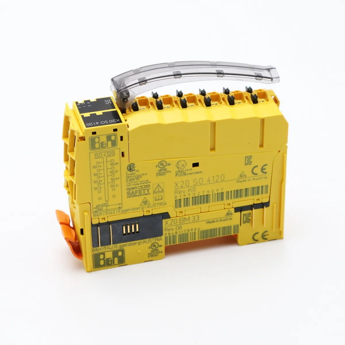 X20SO6300, B&R,  MODULO DE SALIDA, DIGITAL, 6 SEGURAS, TIPO B1, SALIDAS DIGITALES, 24 VDC, 0.2 A, OSSD, 6XO