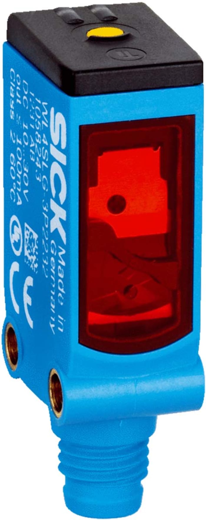WL4SL-3P2232, Sick, Fotocélula rectangular, Sistema Reflex, alcance 12 m, salida PNP, Conector M8, IP66, IP67