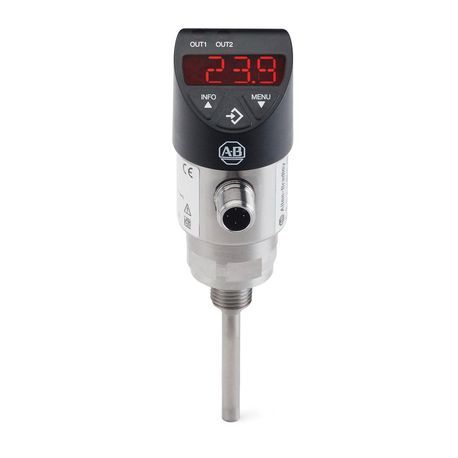 837T-D3N14A50PA-D4, Allen Bradley, Sensor RTD, rango de medición de temperatura de -20 °C a +80 °C, señales de salida analógica/digital