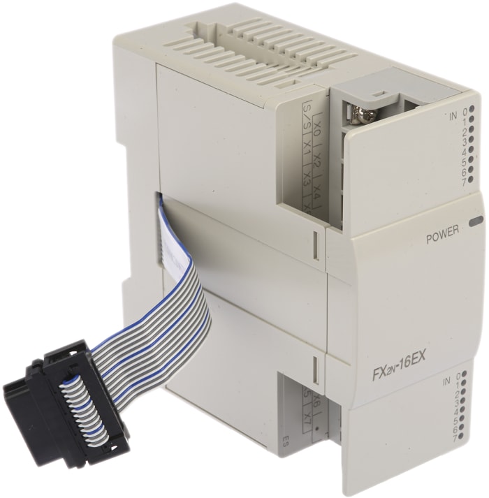 FX2N-16EX-ES/UL, Mitsubishi Electric, Unidad de extensión FX modular; 16 entradas CC 24 V