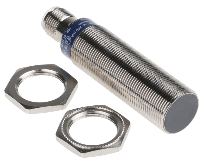 XS618B1PAM12, Telemecanique Sensors, Sensor de proximidad,  M18, alcance 8 mm, 12 → 48 V dc, IP69K, 1kHz