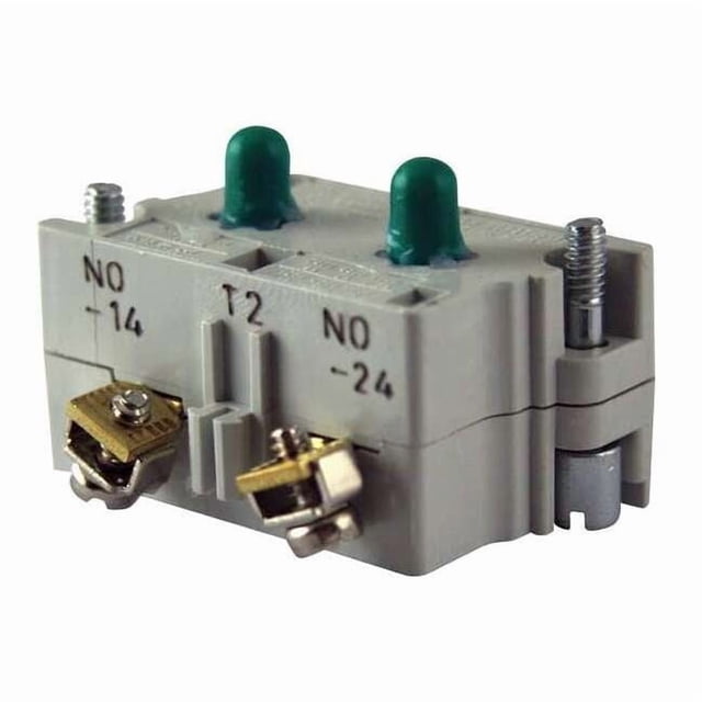10250T2, Eaton - Cutler Hammer, Pulsador de Uso pesado, Bloque de Contactos, DPST, 2NO,  30 mm Size, Operator, 2NO, 10A @ 660V AC/DC,