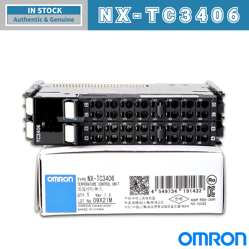NX-TC3406, Omron, NX-series Temperature Control Unit - NX-TC
