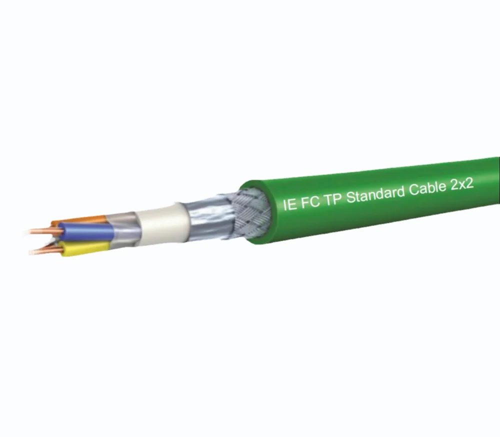 6XV1840-2AH10, Siemens, Cable Industrial Ethernet FC TP Standard, 80CM, GP 2x2 (PROFINET tipo A), cable de instalación TP para conexión a IE FC RJ45 2x2, de uso universal, 4 hilos, apantallado, Pro metro lineal. mínimo 20 mts.