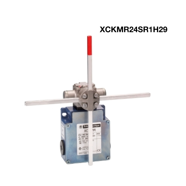 XCKMR24SR1H29, Telemecanique, Interruptor de límite, Interruptores de límite XC Standard, XCKMR, cabeza inversa, varillas cruzadas, 2x(2 NC), lento, M20.