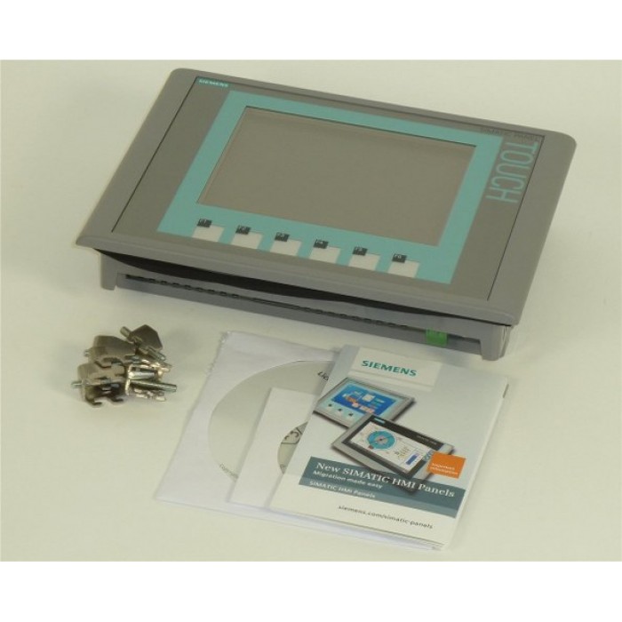 6AV6647-0AB11-3AX0, Siemens, KTP600 Basic mono PN, Panel básico, funcionamiento mediante tecla/táctil, pantalla STN de 6", 4 niveles de gris, interfaz PROFINET, configurable