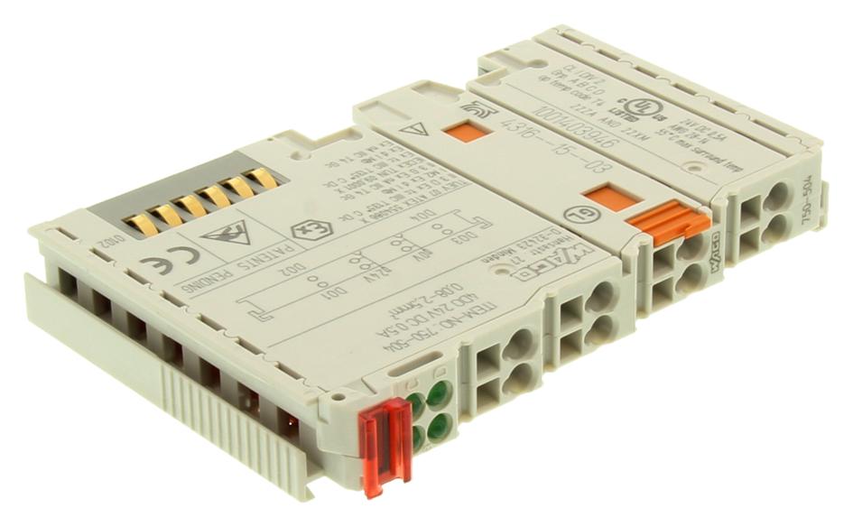 750-504, Wago, 4-canales salida digital; 24 VDC; 0.5 Amp.