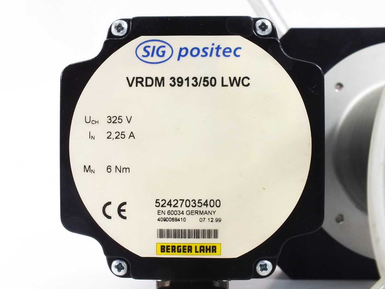 VRDM3913/50LWCOO, BERGER LAHR, LWC SIG POSITEC, 230VAC, 6NM, 1000 R-1