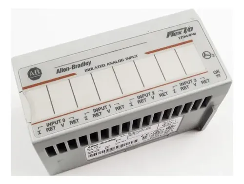 1794-IF41, Allen Bradley, FLEX I/O. Analogue input module. 4 x 0-20mA, +-10V isolated. 12 bit resolution.