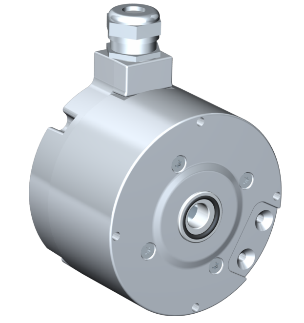 XHI 861, Leine Linde, Codificador de eje hueco de alto rendimiento para industrias de servicio pesado, Alta resistencia a vibraciones y golpes · Eje aislado eléctricamente