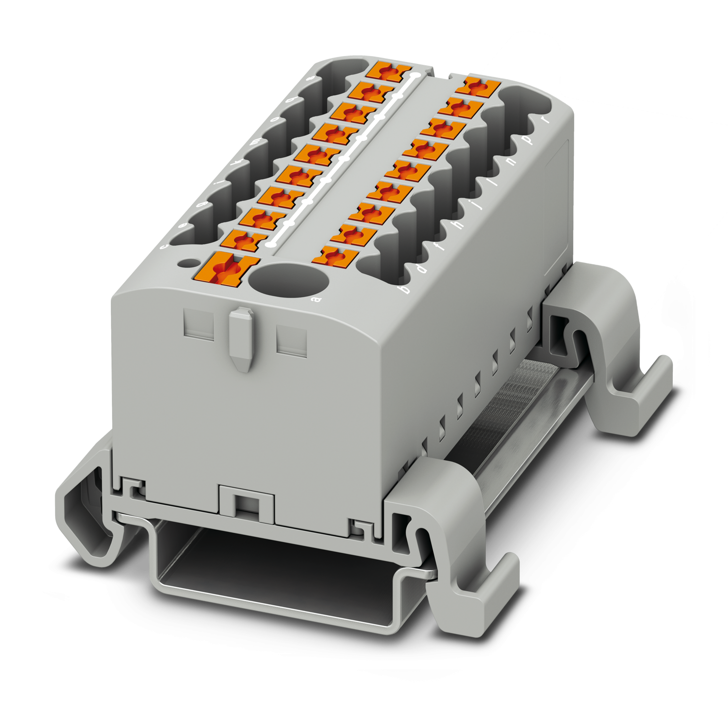 PTFIX 6/18X2,5-NS35 GY, Phoenix Contact, Distribution block,, 24VAmp, 450V