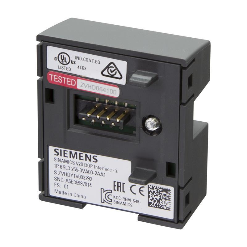 6SL3255-0VA00-2AA1, SIEMENS, SINAMICS V20 BOP interface, Panel