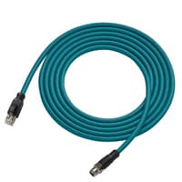OP-88836, KEYENCE, Cable Ethernet, M12-RJ45, 5M,  M12 X-coded 8-pin to RJ-45, vs series