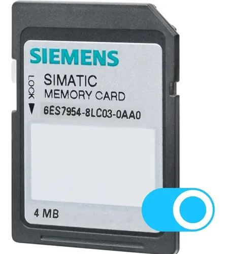 6ES7954-8LC03-0AA0, SIEMENS, SIMATIC S7 Memory Card, 4 MB