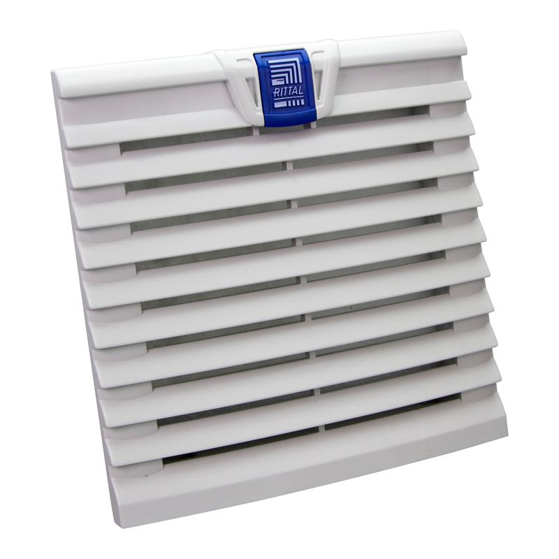 SK 3238.100, Rittal,  Ventilador con filtro, 148,5 x 148,5mm, 230 V ac, 50m /h, ruido 49dB.