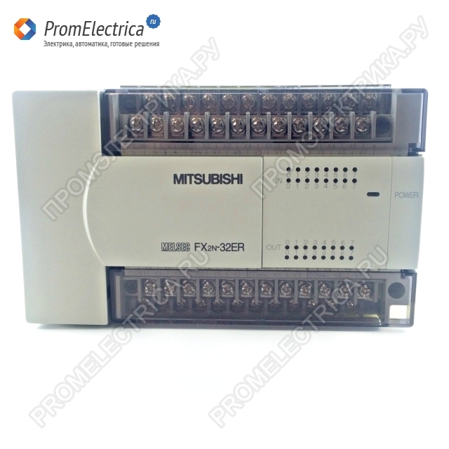 FX2N-32ER-ES/UL, Mitsubishi 16IN/16OUT expansion unit, power supply 100-240VAC