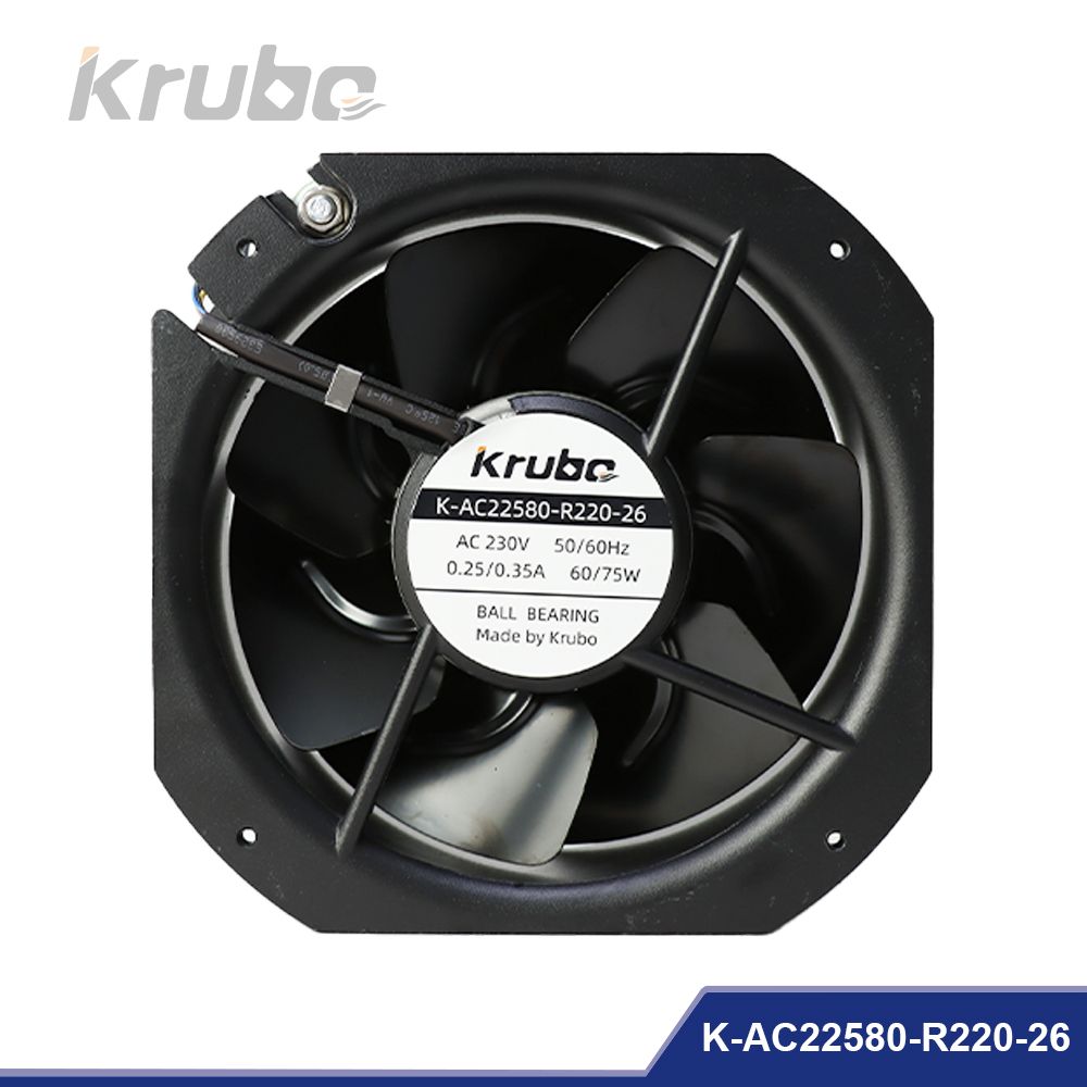 AK2582HB, ADDA, Ventiladores axiales, AC Fan, 254x89mm, Round, 230VAC, 60Hz, 680CFM, High Speed, Ball