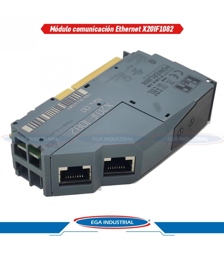 X20IF1082, B&R, POWERLINK V1/V2 para modulo, Ethernet communication en tiempo real