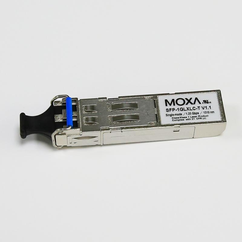 SFP-1GLXLC-T, MOXA, Módulo SFP con 1 puerto, Ethernet, 1000BaseLX, conector, LC para transmisión de 6.2 mi,