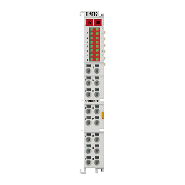 EL2819, Beckhoff, EtherCAT Terminal, 16-channel digital output, 24 V DC