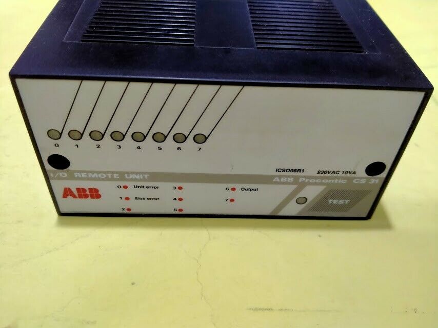 ICS008R1, ABB, Modulo, sistema de automatización descentralizada inteligente, Procontic CS31, una unidad remota de E/S (I/O Remote Unit)