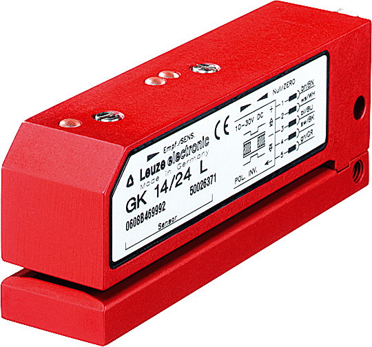 GK 14/24 L, Leuze, Sensor de horquilla capacitvo, 1mm, 10-30 VDC, PNP, NPN,