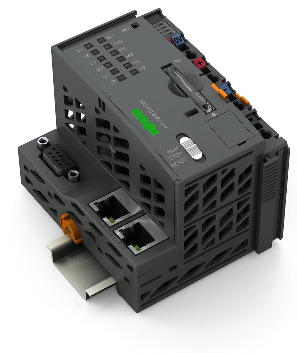 750-8212, WAGO, Controlador PFC200 (PAC); 2ª Generación; 2 x ETHERNET, RS-232/-485