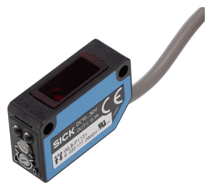 WL8-P1131, SICK, barrera de luz en miniatura 0..4m, 24vdc, PNP, LED