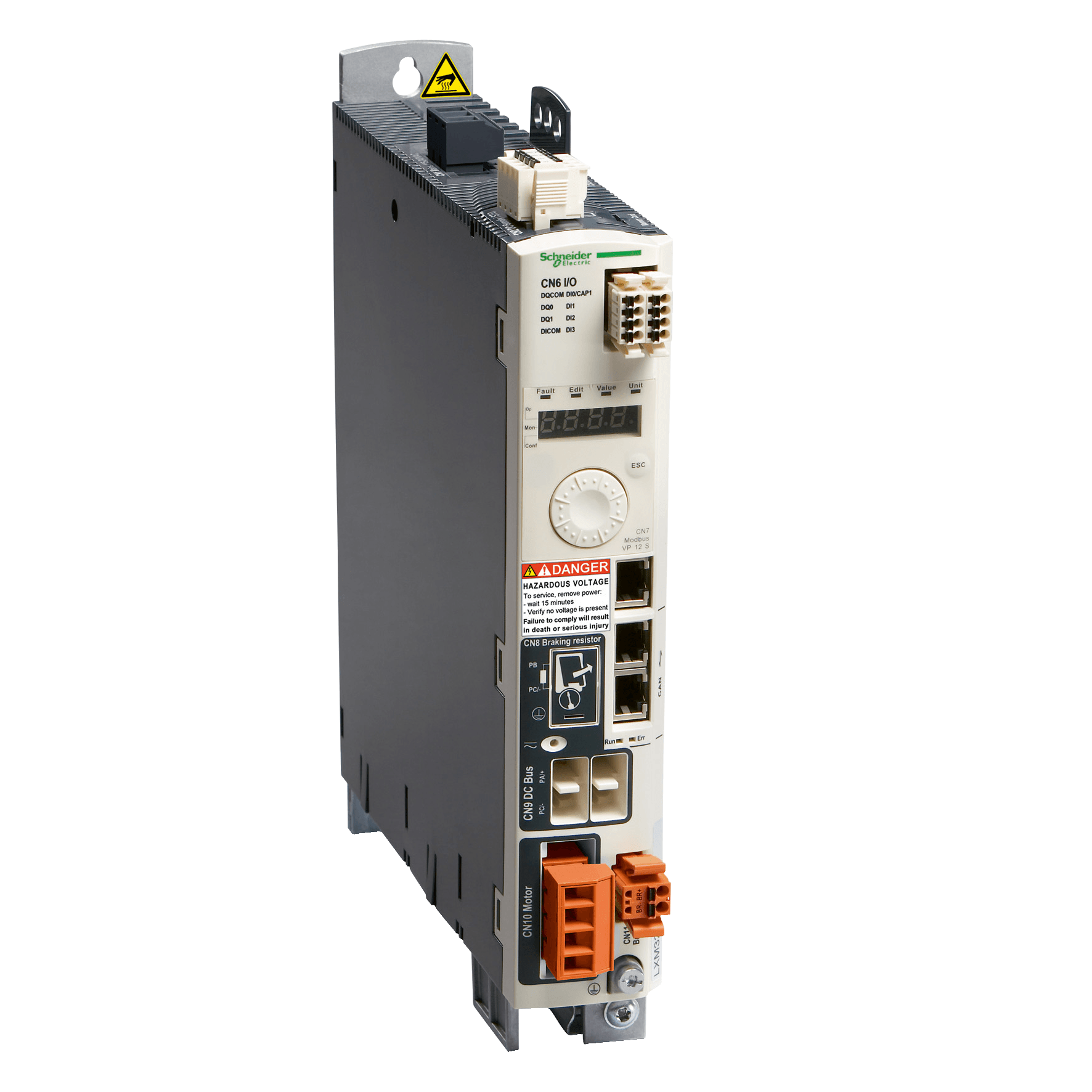 LXM32AD18N4, Schneider, Lexium 32, 18 A, trifásico, tensión de alimentación de 208 a 480 V, 1,8 kW, IP20