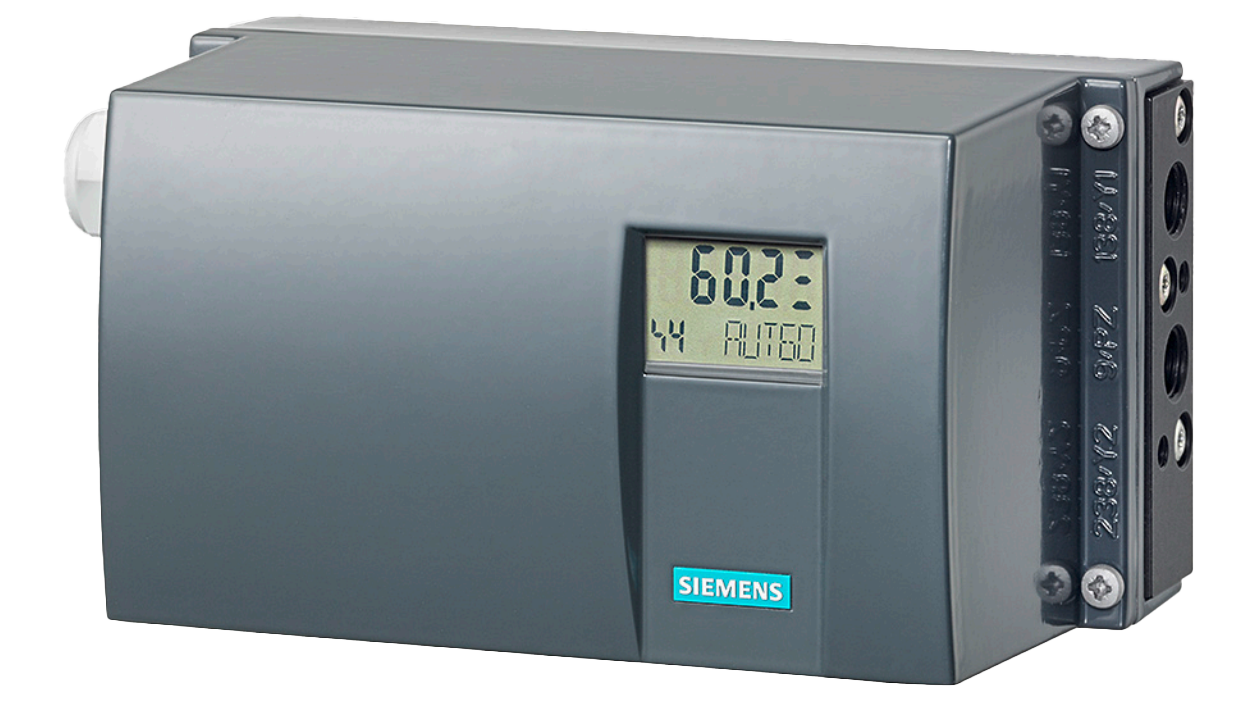 6DR5010-0NGOO-0AA0, SIEMENS, Posicionador electroneumático, SIPART PS2, actuadores lineales y de fracción de vuelta; 2 hilos; 4...20mA; acción unica;