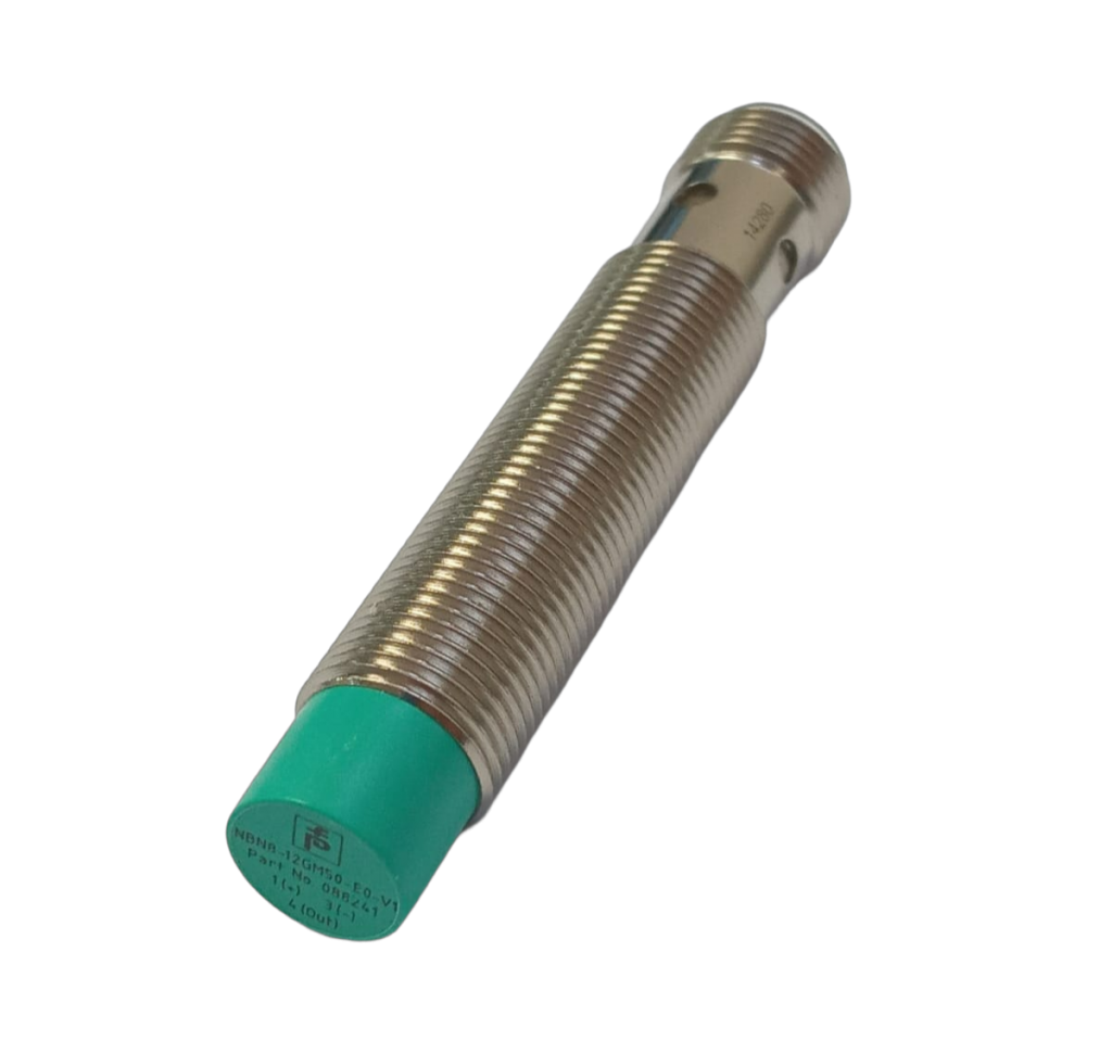 NBN8-12GM50-E0, Pepperl+Fuchs, Sensor de proximidad inductivo, cilíndrico, rosca M12,  10-30VDC, salida: 3 hilos NPN