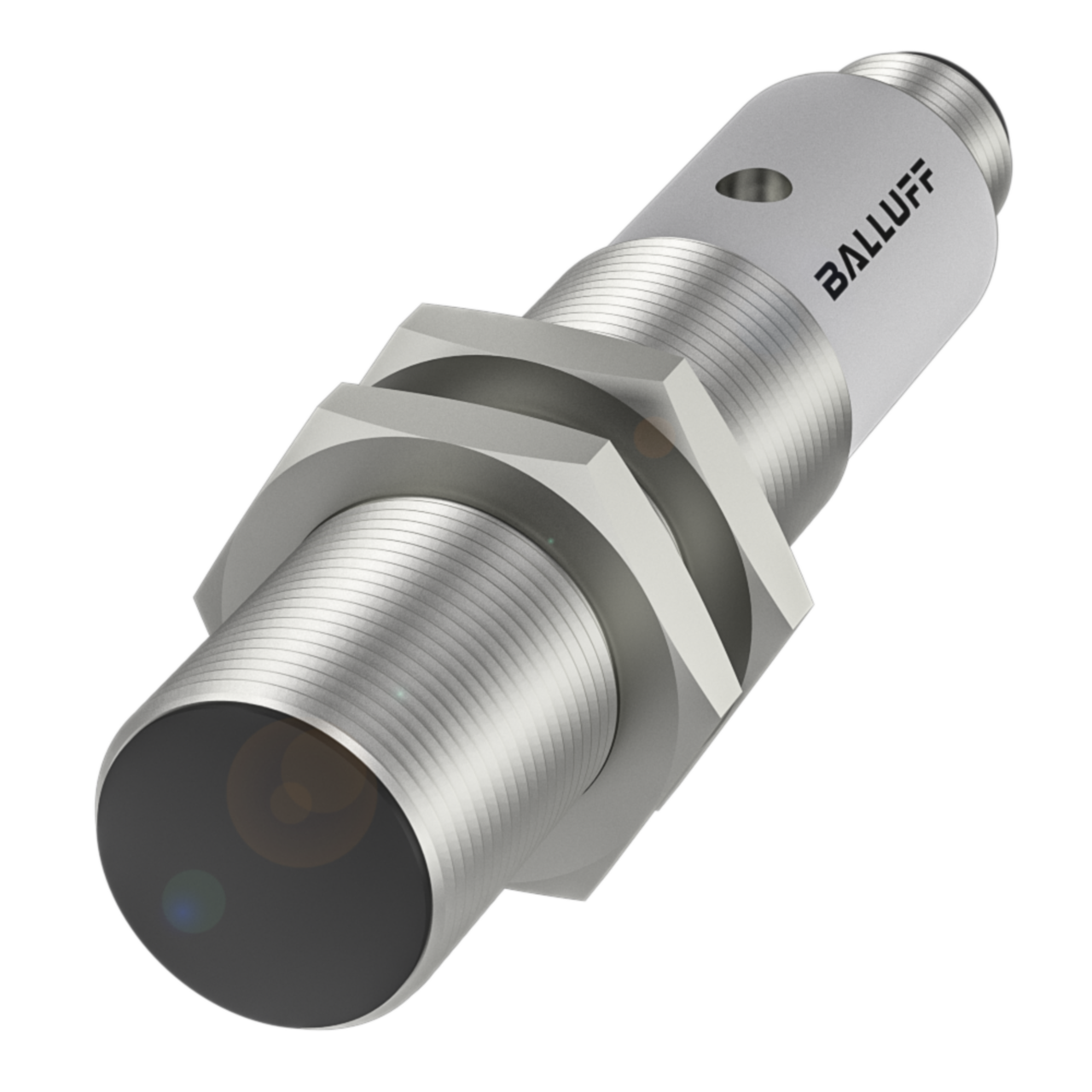 BES 516-105-SA2-05, Balluff, Sensor inductivo, carcasa M18, rango: 5 mm, descarga (blindado), salida PNP/NO/NC, cable de 5 m, caucho de silicio, 10..30 V DC, salida PNP/NO/NC, cable de 5 m, Caucho de silicio, 10..30 V DC